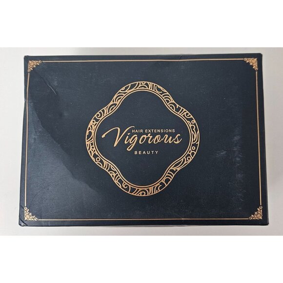 Vigorous Womens Clip In Hair Extensions 4 pcs Light Brown & Ash Blonde 20 Inches - Picture 5 of 6